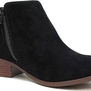 Time and Tru Black Ankle Booties